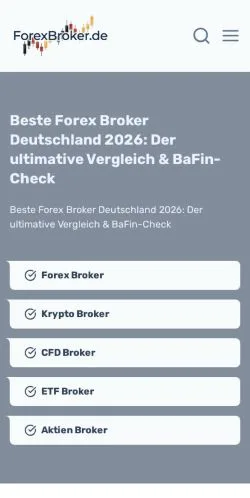 Podgląd witryny forexbroker, medium z kraju Niemcy do artykułów sponsorowanych