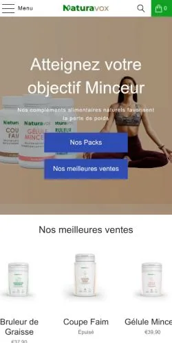 Anteprima del sito NaturaVox, media di Francia per articoli sponsorizzati