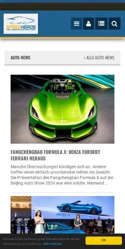 Forhåndsvisning af Speed Heads, medie fra Tyskland til sponsorerede artikler