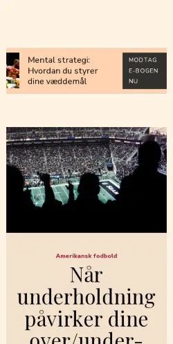Anteprima del sito vinderbet.dk, media di Danimarca per articoli sponsorizzati