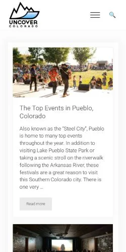 Anteprima del sito Uncover Colorado, media di Stati Uniti per articoli sponsorizzati