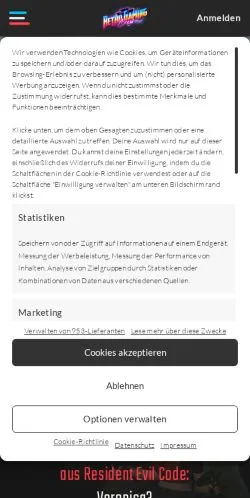 Anteprima del sito Retro Gaming Crew, media di Germania per articoli sponsorizzati