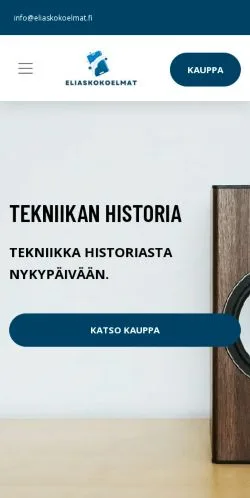 Anteprima del sito Tekniikan Historia, media di Finlandia per articoli sponsorizzati