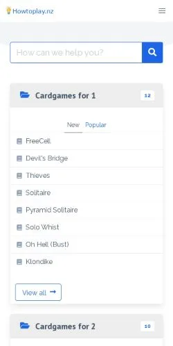 Anteprima del sito How to Play, media di Stati Uniti per articoli sponsorizzati