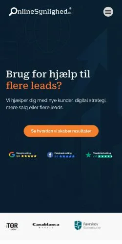 Podgląd witryny OnlineSynlighed, medium z kraju Dania do artykułów sponsorowanych