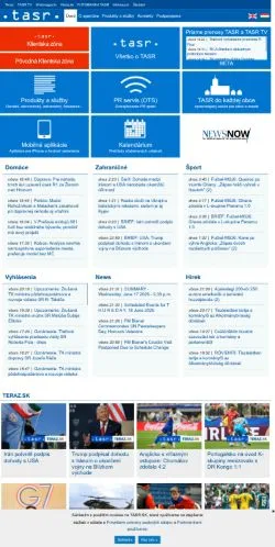 Anteprima del sito Tlačová Agentúra Slovenskej Republiky, media di Slovacchia per articoli sponsorizzati