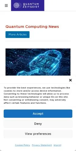 Forhåndsvisning af Quantum Zeitgeist, medie fra USA til sponsorerede artikler