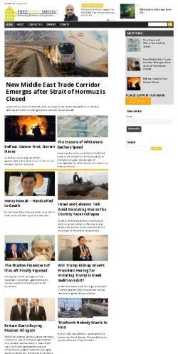 Anteprima del sito Free West Media, media di Regno Unito per articoli sponsorizzati