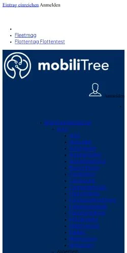 Voorbeeld van de site MobiliTree, medium uit Duitsland voor gesponsorde artikelen