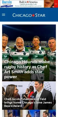 Anteprima del sito Chicago Star Media, media di Stati Uniti per articoli sponsorizzati