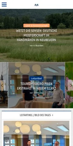 Anteprima del sito Samerberger Nachrichten, media di Germania per articoli sponsorizzati