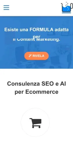 スポンサード記事向けのイタリアメディア、Webinfermentoのサイトプレビュー