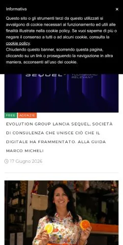 Anteprima del sito Brand News, media di Italia per articoli sponsorizzati