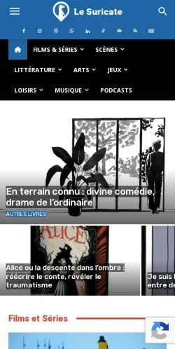 Vorschau der Website Home • Le Suricate, Medium aus Frankreich für gesponserte Artikel