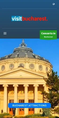 Podgląd witryny Visit Bucharest, medium z kraju Stany Zjednoczone do artykułów sponsorowanych