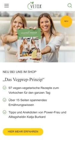 Aperçu du site Vetox, média de Allemagne pour articles sponsorisés