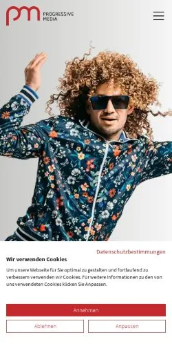 Anteprima del sito Progressive Media, media di Germania per articoli sponsorizzati