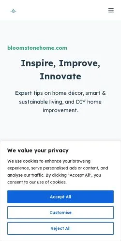 Anteprima del sito Bloomstonehome, media di Stati Uniti per articoli sponsorizzati