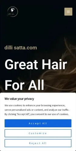 Förhandsvisning av webbplatsen Dillisatta, medium i USA för sponsrade artiklar