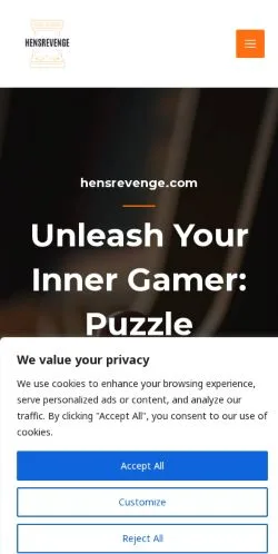 Anteprima del sito Hensrevenge, media di Stati Uniti per articoli sponsorizzati