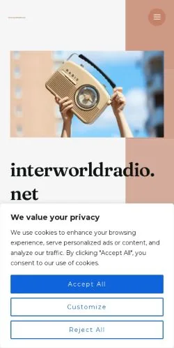 Forhåndsvisning af Interworldradio, medie fra USA til sponsorerede artikler