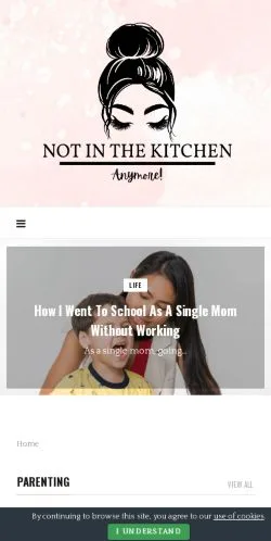 Anteprima del sito Notinthekitchenanymore, media di Stati Uniti per articoli sponsorizzati