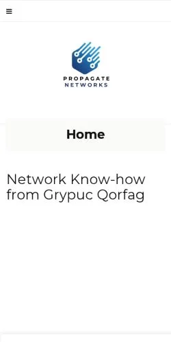 Anteprima del sito Propagate Networks, media di Stati Uniti per articoli sponsorizzati