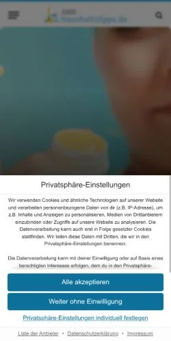 Anteprima del sito 1000 Haushaltstipps, media di Germania per articoli sponsorizzati