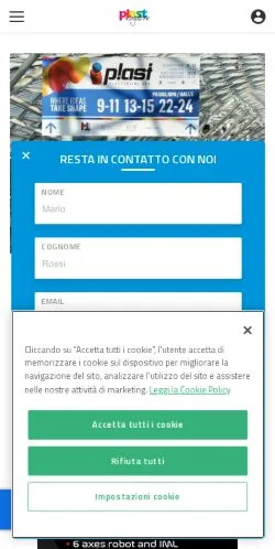 Anteprima del sito Plastmagazine, media di Italia per articoli sponsorizzati