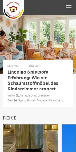 스폰서 기사용 독일 매체 Verbraucherschutz 사이트 미리보기