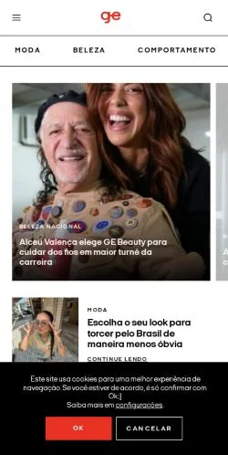 Anteprima del sito Garotas Estúpidas, media di Brasile per articoli sponsorizzati