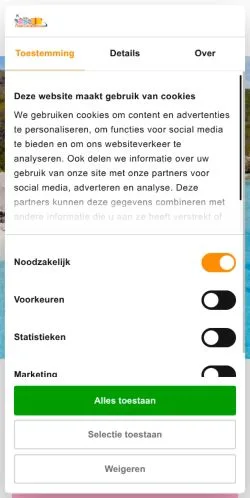 Anteprima del sito NaarCuracao, media di Paesi Bassi per articoli sponsorizzati