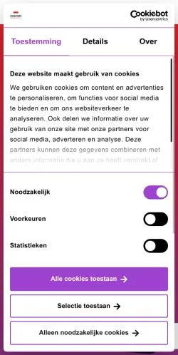 Förhandsvisning av webbplatsen MixCom Marketing, medium i Nederländerna för sponsrade artiklar