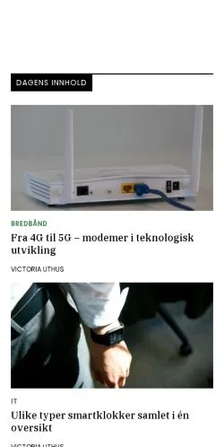 Anteprima del sito gratisteknologi.com, media di Norvegia per articoli sponsorizzati