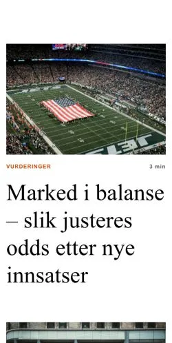 Pré-visualização do site spillesystem.com, meio de Noruega para artigos patrocinados