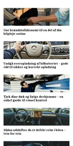 Aperçu du site autoens.dk, média de Danemark pour articles sponsorisés