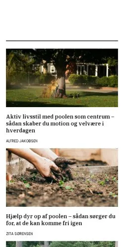 Forhåndsvisning af bomedpool.dk, medie fra Danmark til sponsorerede artikler