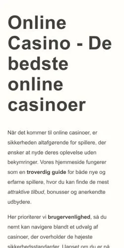 Anteprima del sito bonusbingo.dk, media di Danimarca per articoli sponsorizzati