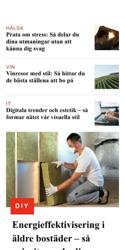 Podgląd witryny braman.se, medium z kraju Szwecja do artykułów sponsorowanych