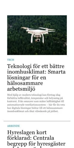 Anteprima del sito butikslistan.se, media di Svezia per articoli sponsorizzati