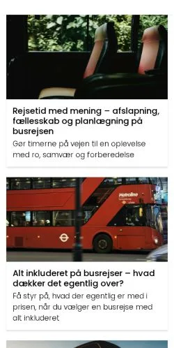 Podgląd witryny byensbusser.dk, medium z kraju Dania do artykułów sponsorowanych