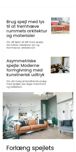 Anteprima del sito danskespejle.dk, media di Danimarca per articoli sponsorizzati