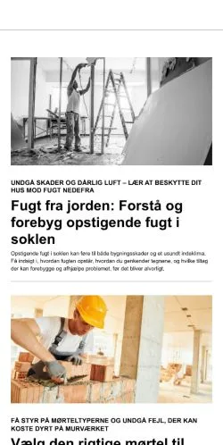 Anteprima del sito denflittigemurer.dk, media di Danimarca per articoli sponsorizzati