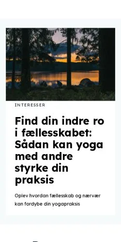 Anteprima del sito dentravlefamilie.dk, media di Danimarca per articoli sponsorizzati