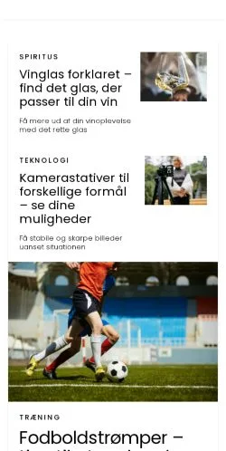 Anteprima del sito drengetur.dk, media di Danimarca per articoli sponsorizzati