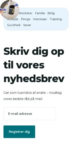 Podgląd witryny herlevhistorier.dk, medium z kraju Dania do artykułów sponsorowanych