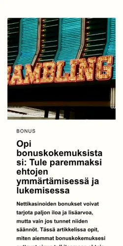 Preview of the herrapeli.fi website, a media outlet in Finland for sponsored articles
