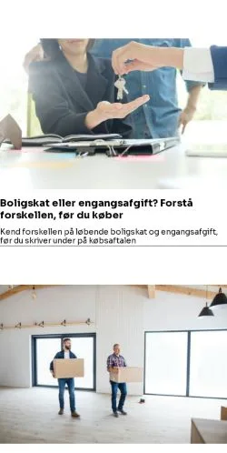Förhandsvisning av webbplatsen hjemsalg.dk, medium i Danmark för sponsrade artiklar