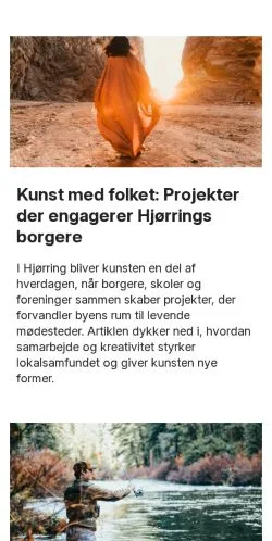 Anteprima del sito hjoerringhjerte.dk, media di Danimarca per articoli sponsorizzati