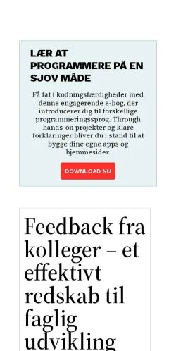 Anteprima del sito jereskursus.dk, media di Danimarca per articoli sponsorizzati